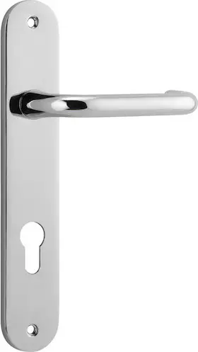 Oslo Lever - Oval Euro Pair - CP