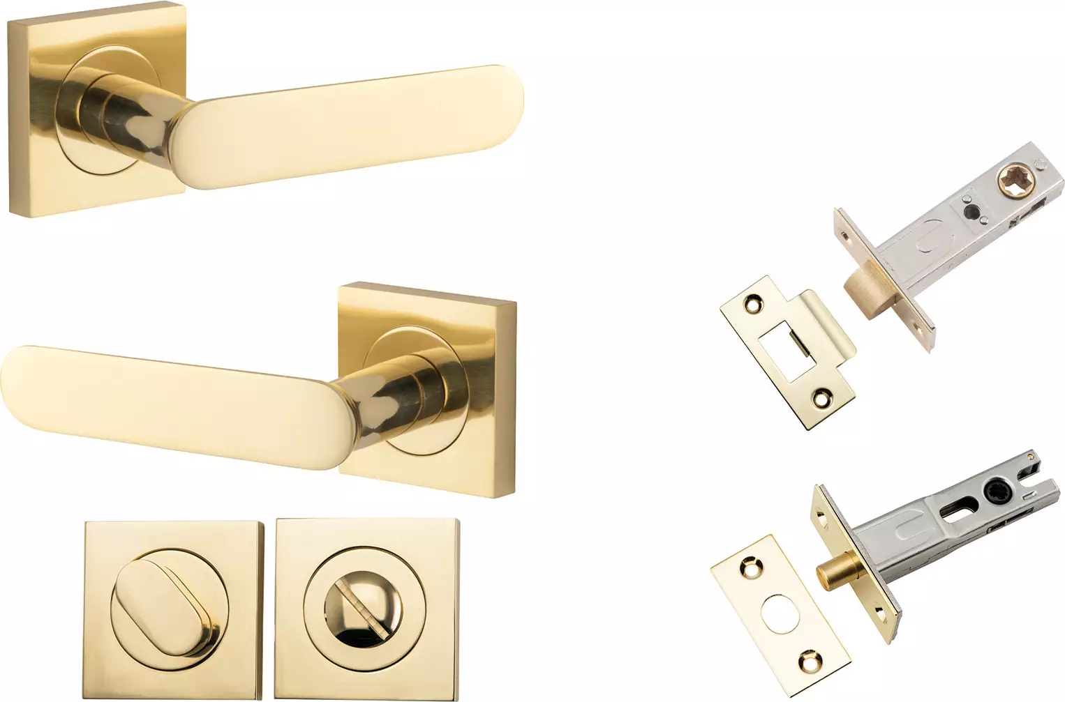 Bronte Lever - Square Rose Privacy Set - PB