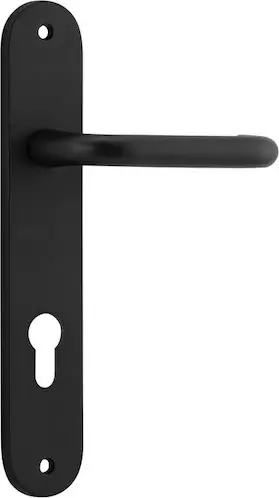 Oslo Lever - Oval Euro Pair - MB