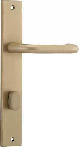 Oslo Lever - Rectangular Privacy Handles - BB