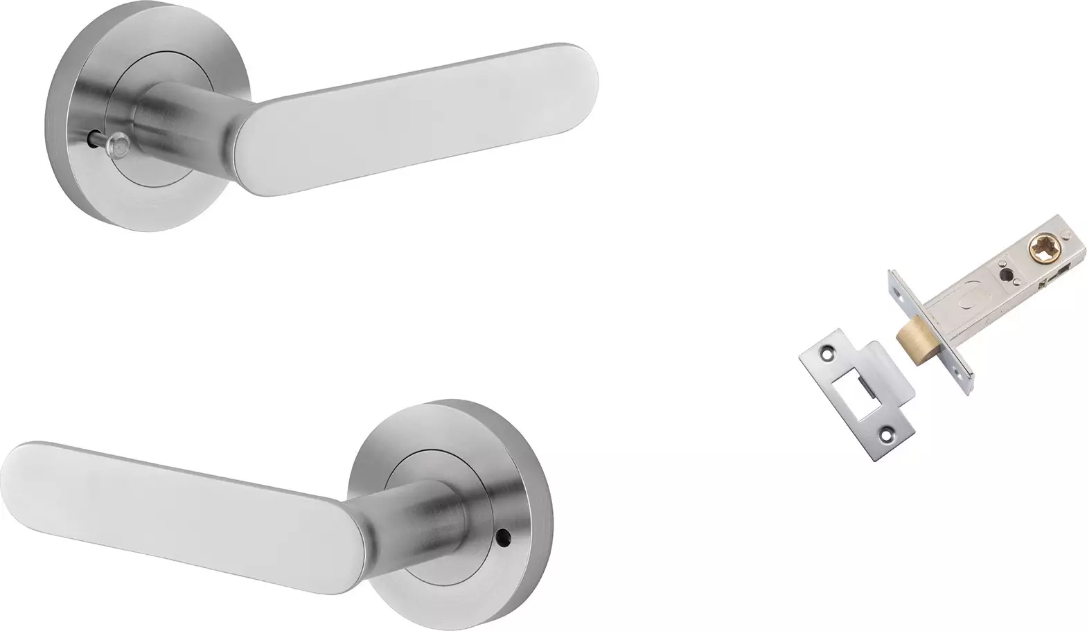 Bronte Lever - Round Rose Integrated Privacy Set - SC