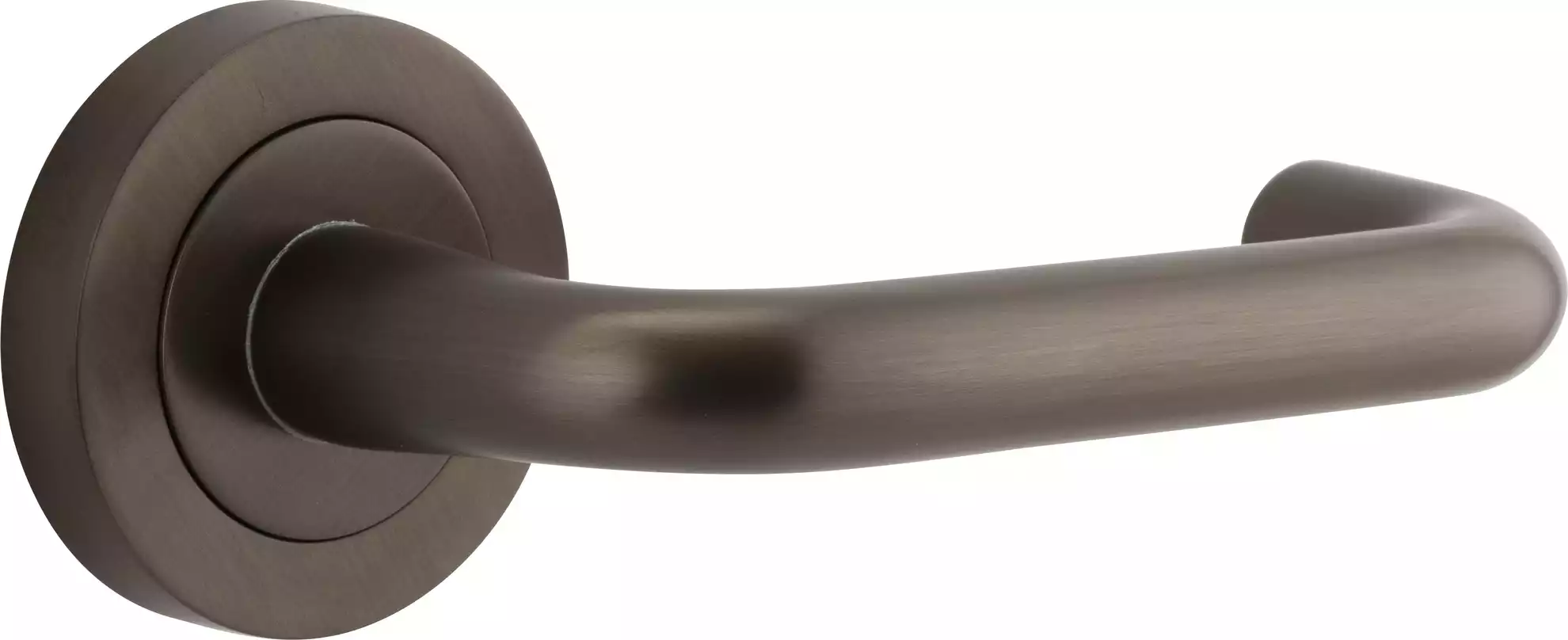 Oslo Lever - Round Rose Handle Set - SB