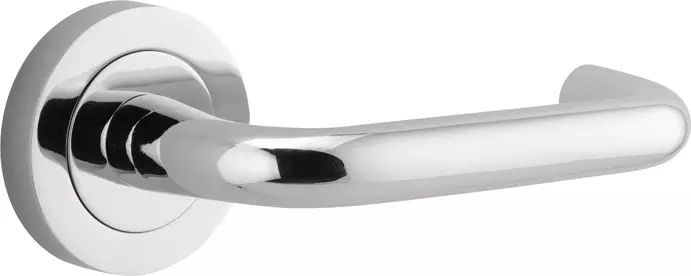 Oslo Lever - Round Rose Handle Set - CP