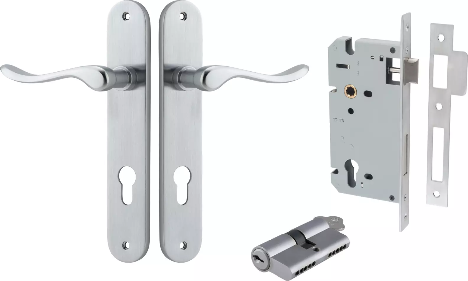 Stirling Lever - Oval Entrance Set - Key / Key - SC
