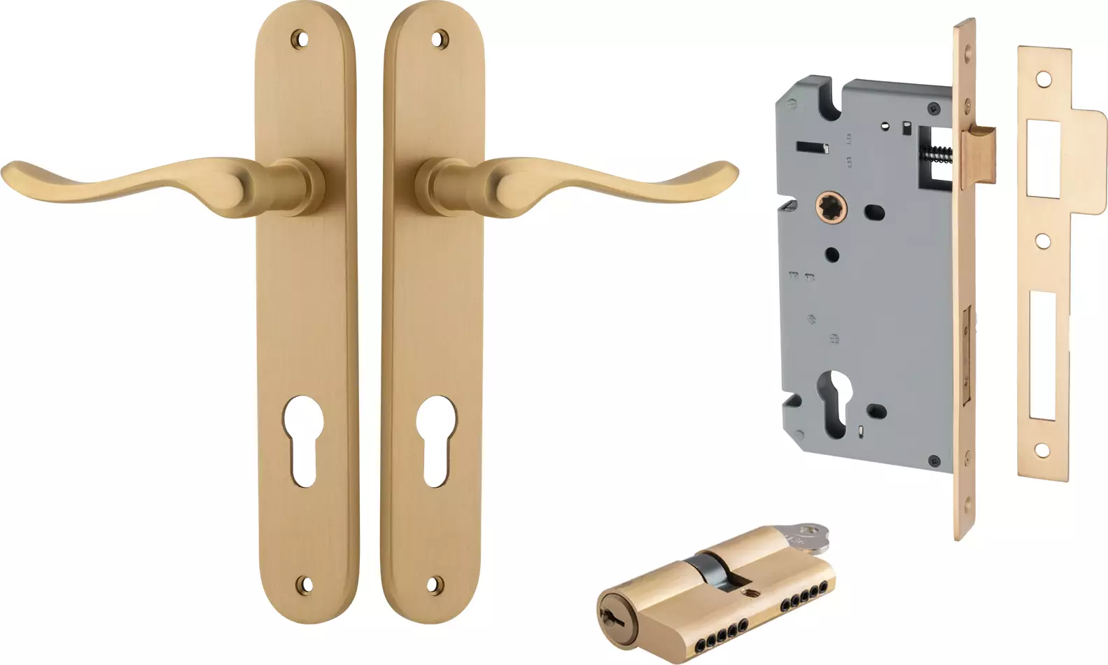 Stirling Lever - Oval Entrance Set - Key / Key - BB
