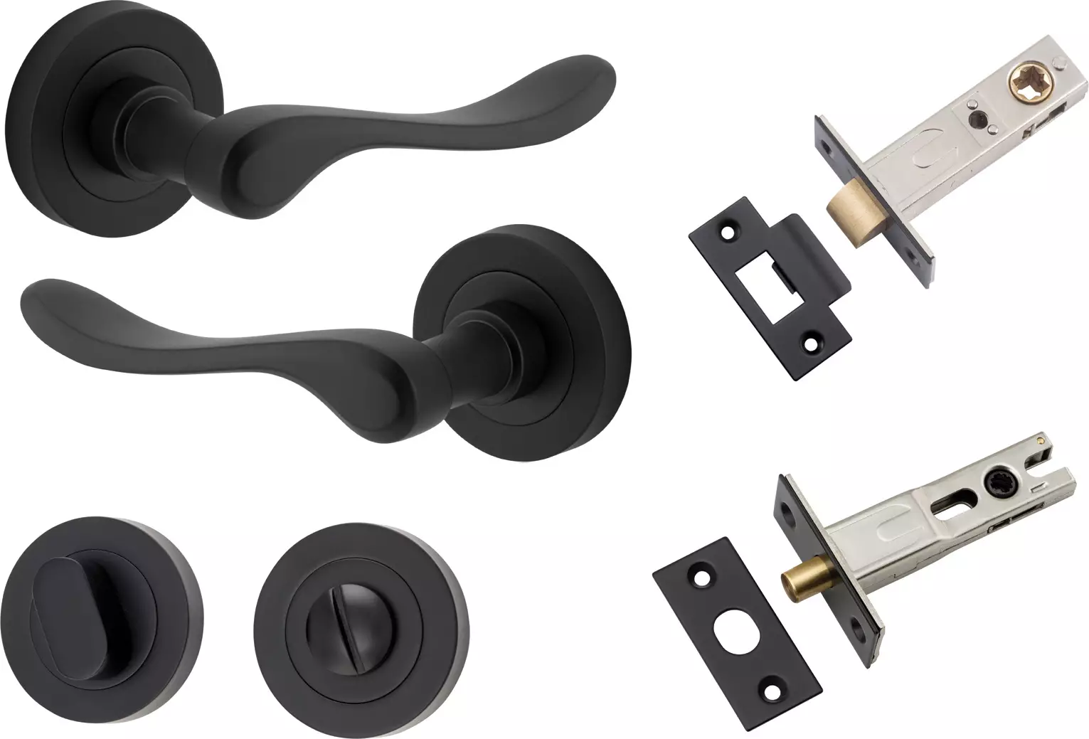 Stirling Lever - Round Rose Privacy Set - MB