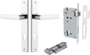 Osaka Lever - Rectangular Entrance Set - Key / Turn - CP