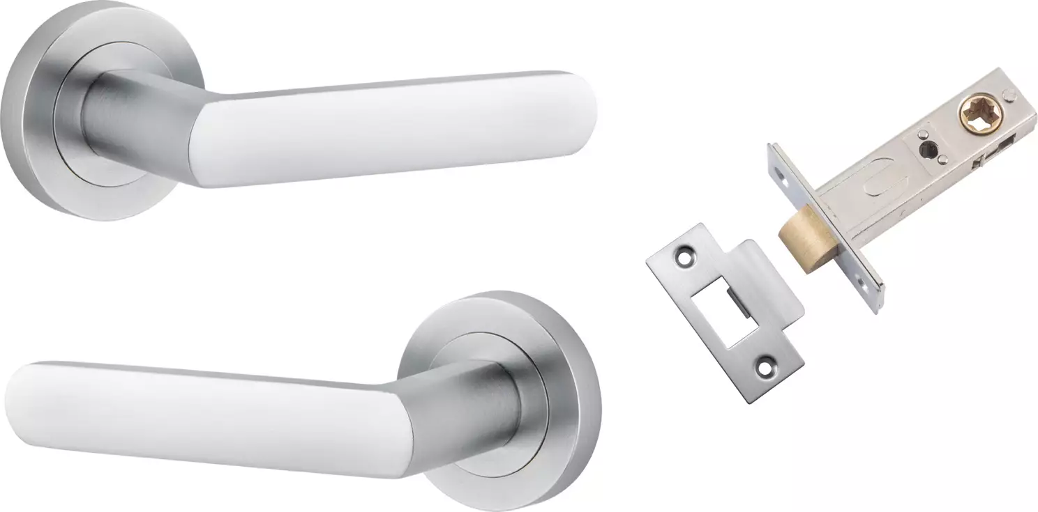 Osaka Lever - Round Rose Passage Set - SC