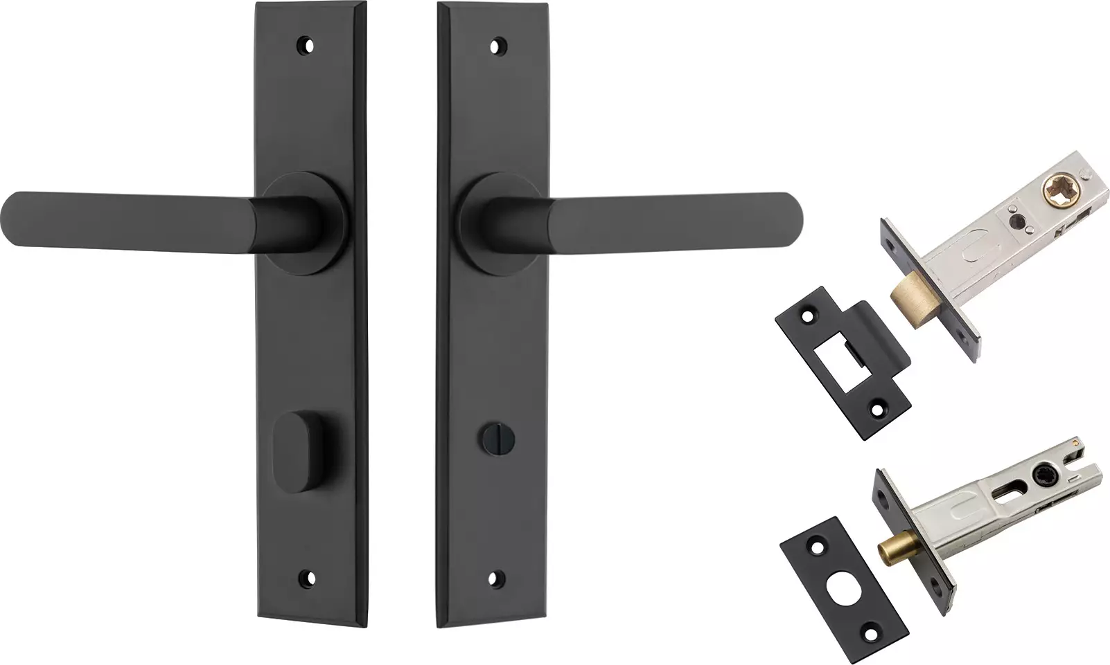 Osaka Lever - Chamfered Privacy Set - MB