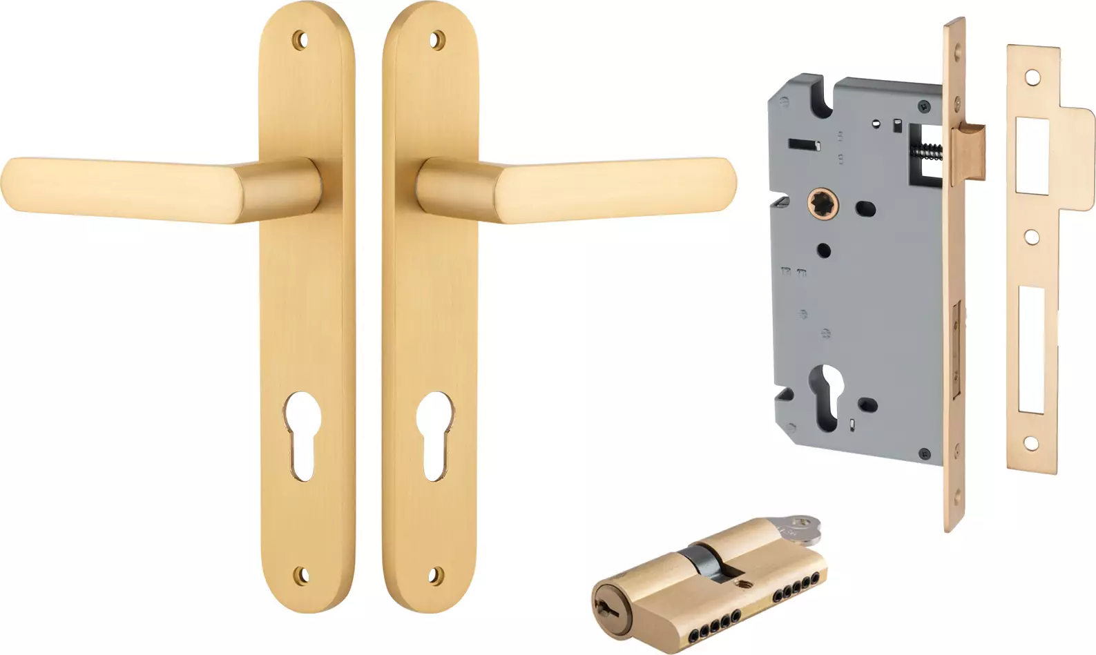 Osaka Lever - Oval Entrance Set - Key / Key - BB