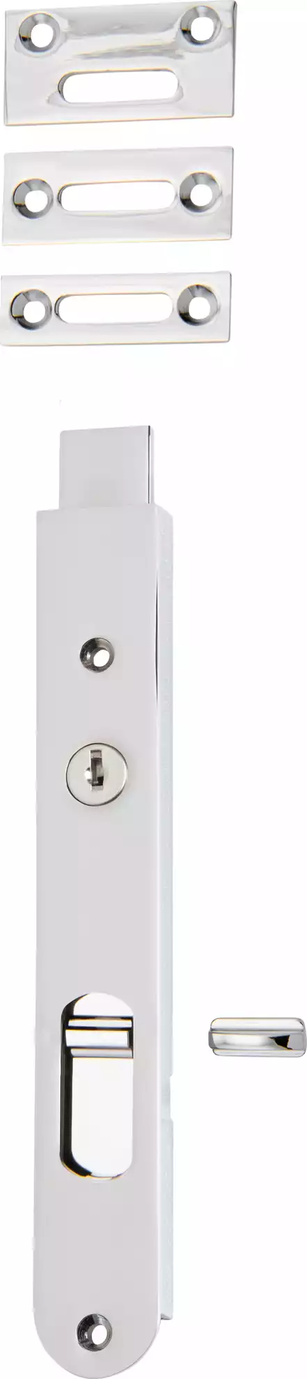Locking Flush Bolt - 200mm - CP