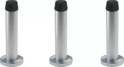 85mm Doorstop - Concealed Wall / Skirting Fix - 3pk 85mm Doorstop - Concealed Wall / Skirting Fix - 3pk