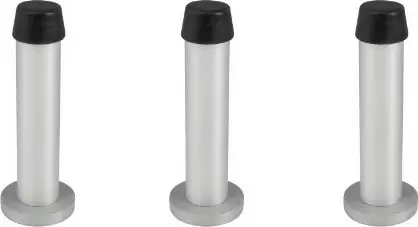 85mm Doorstop Concealed Skirting Fix 3pk - SA