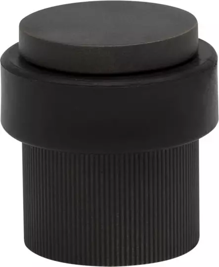 38mm Floor Mount Doorstop - Linear Knurl - DRB