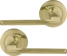 Chalet 64mm Large Rose Lever Set - PB