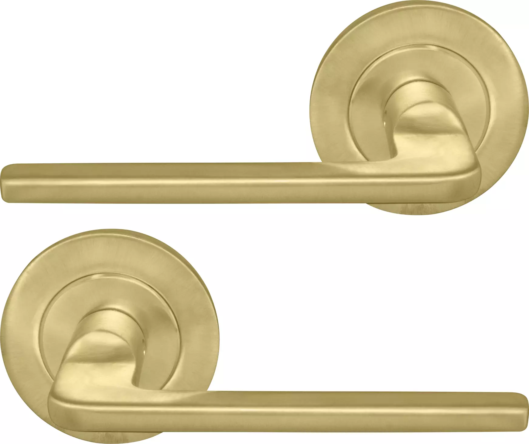 Chalet 64mm Large Rose Lever Set - MSB