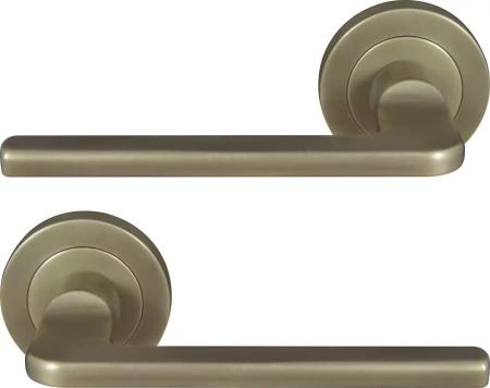 Chalet 52mm Round Rose Lever Set - RB