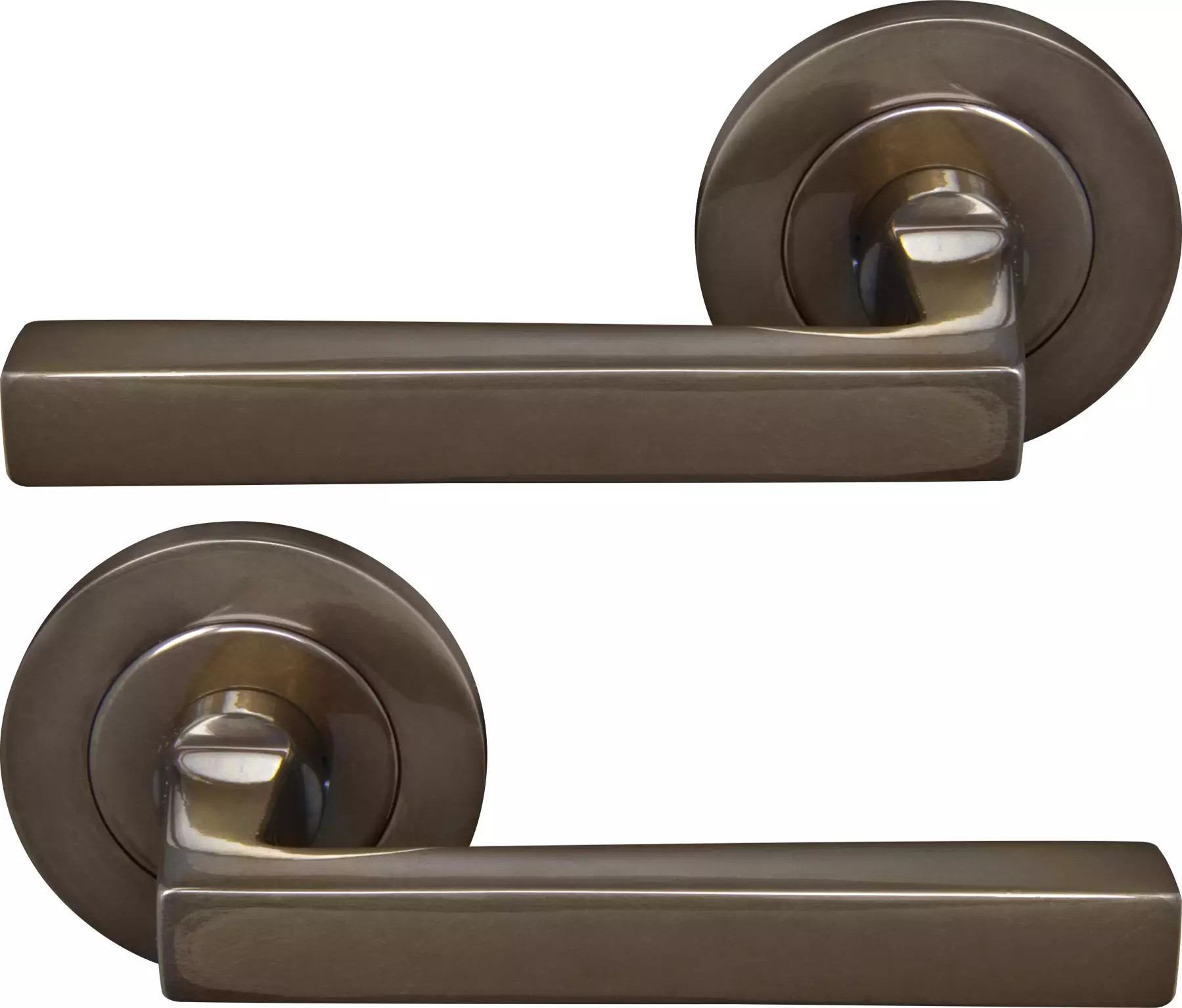 Federal 64mm Large Rose Lever Set - AB