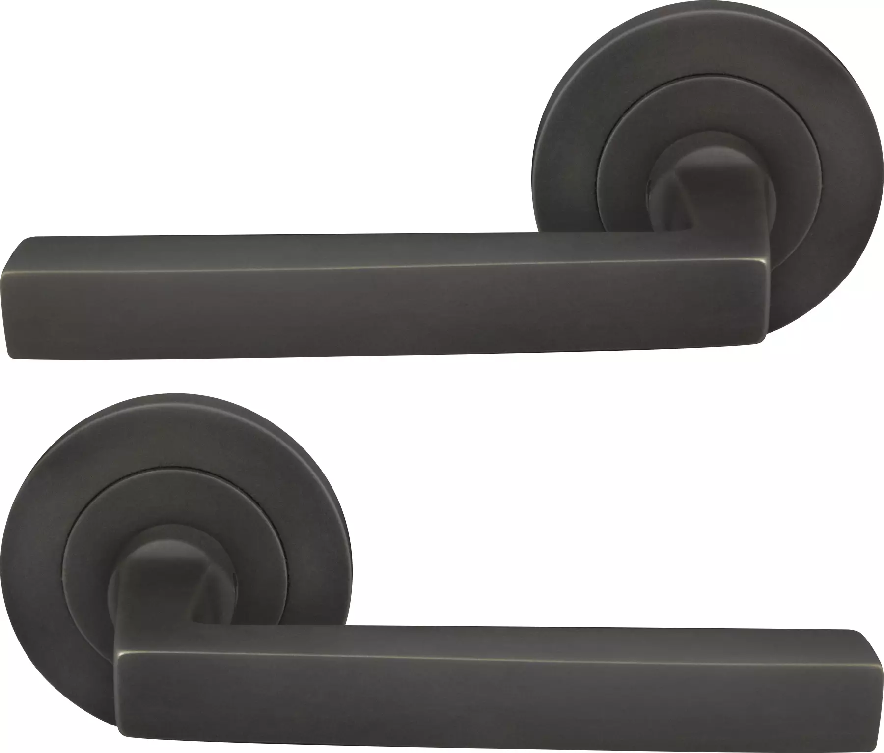 Federal 64mm Large Rose Lever Set - DRB