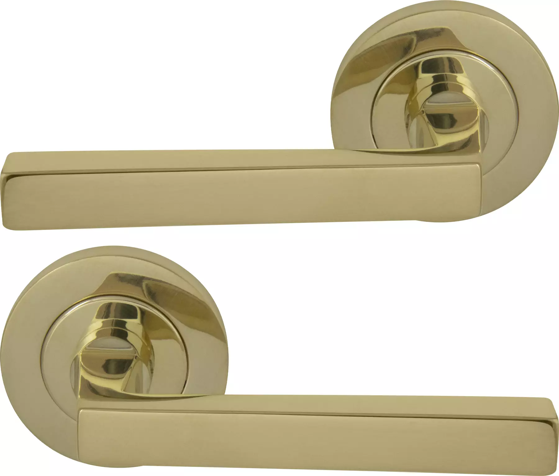 Federal 64mm Large Rose Lever Set - PB