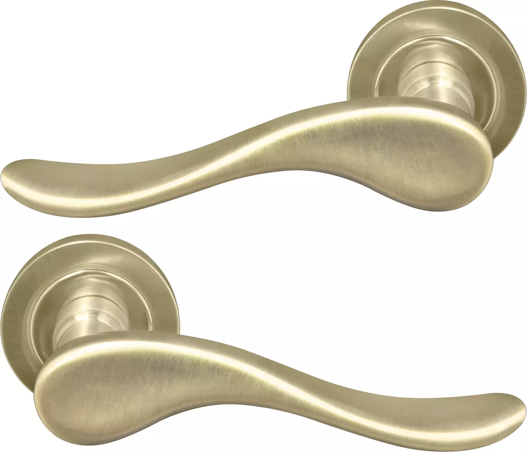 Haven 52mm Round Rose Lever Set - USB