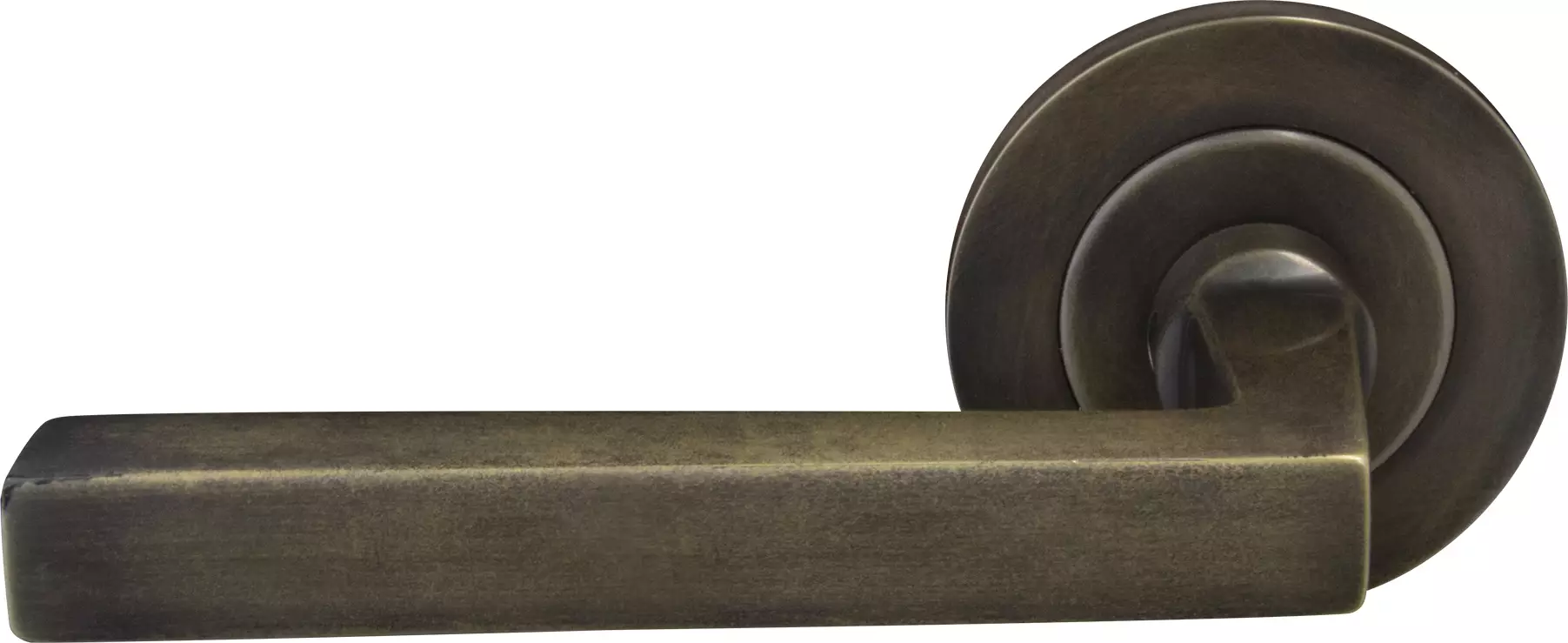 Federal 64mm Large Rose Dummy Lever - ORB