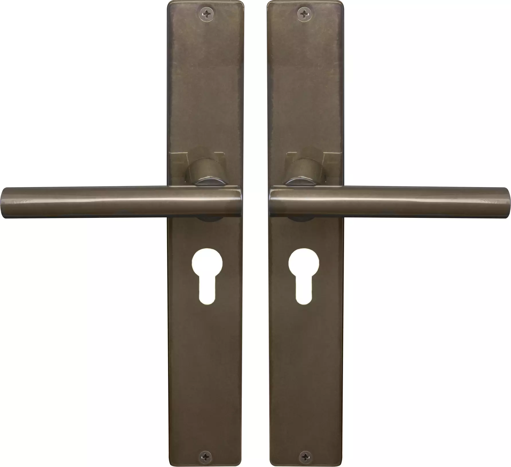 Charleston Square Longplate E48 Keyhole - AB