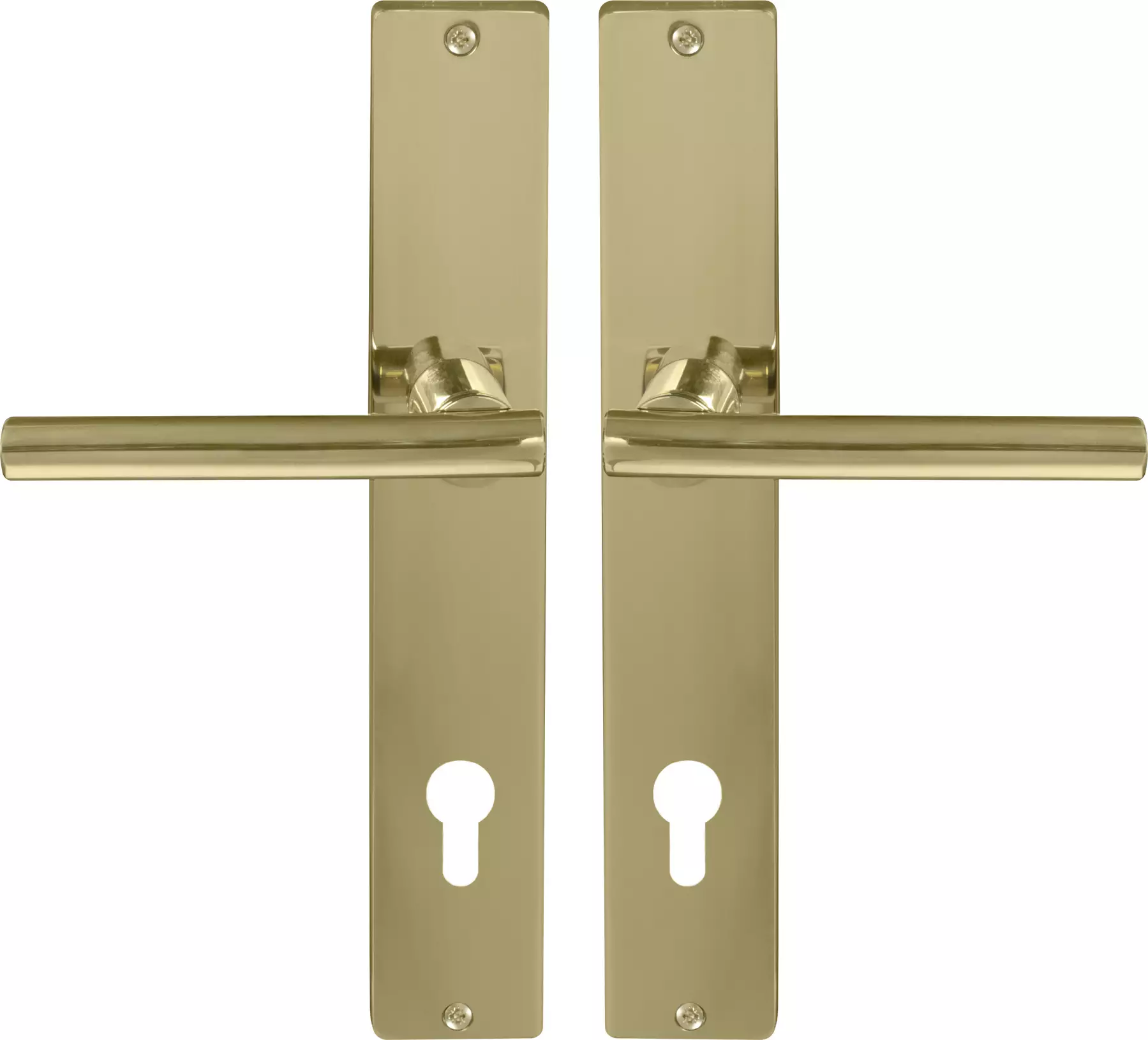 Charleston Square Longplate E85 Keyhole - PB