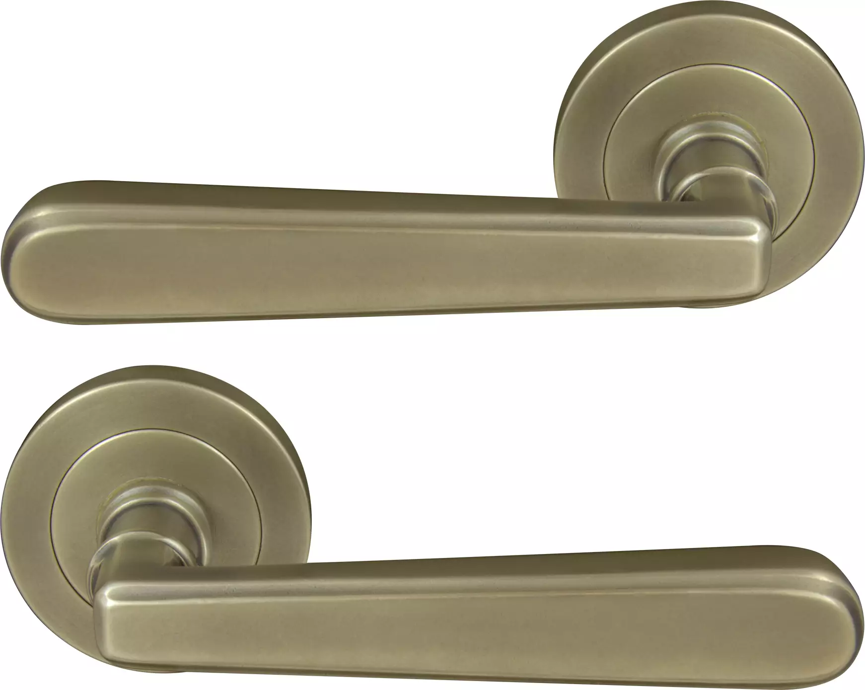 Villa 52mm Round Rose Lever Set - RB