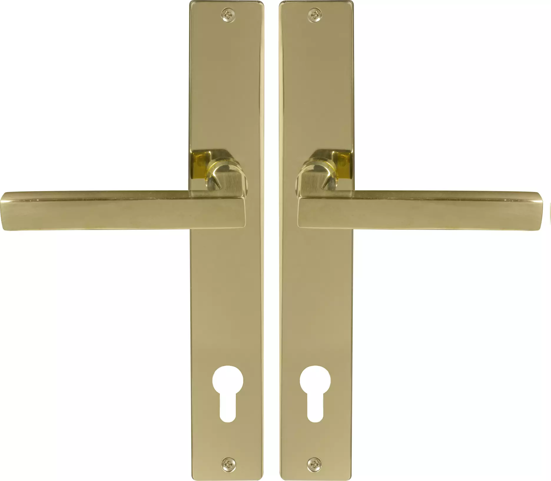 Federal Square Longplate E85 Keyhole - PB