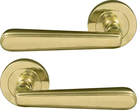 Villa 52mm Round Rose Lever Set - UB