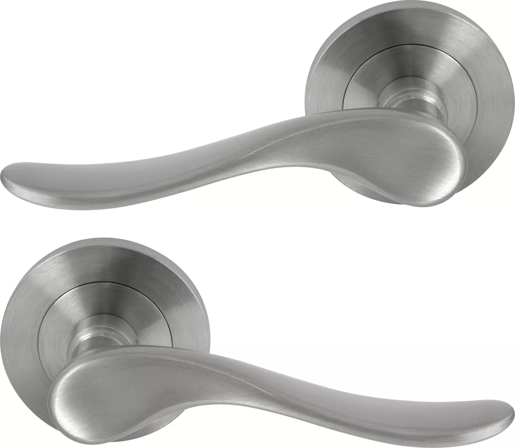 Haven 64mm Large Rose Lever Set - PC