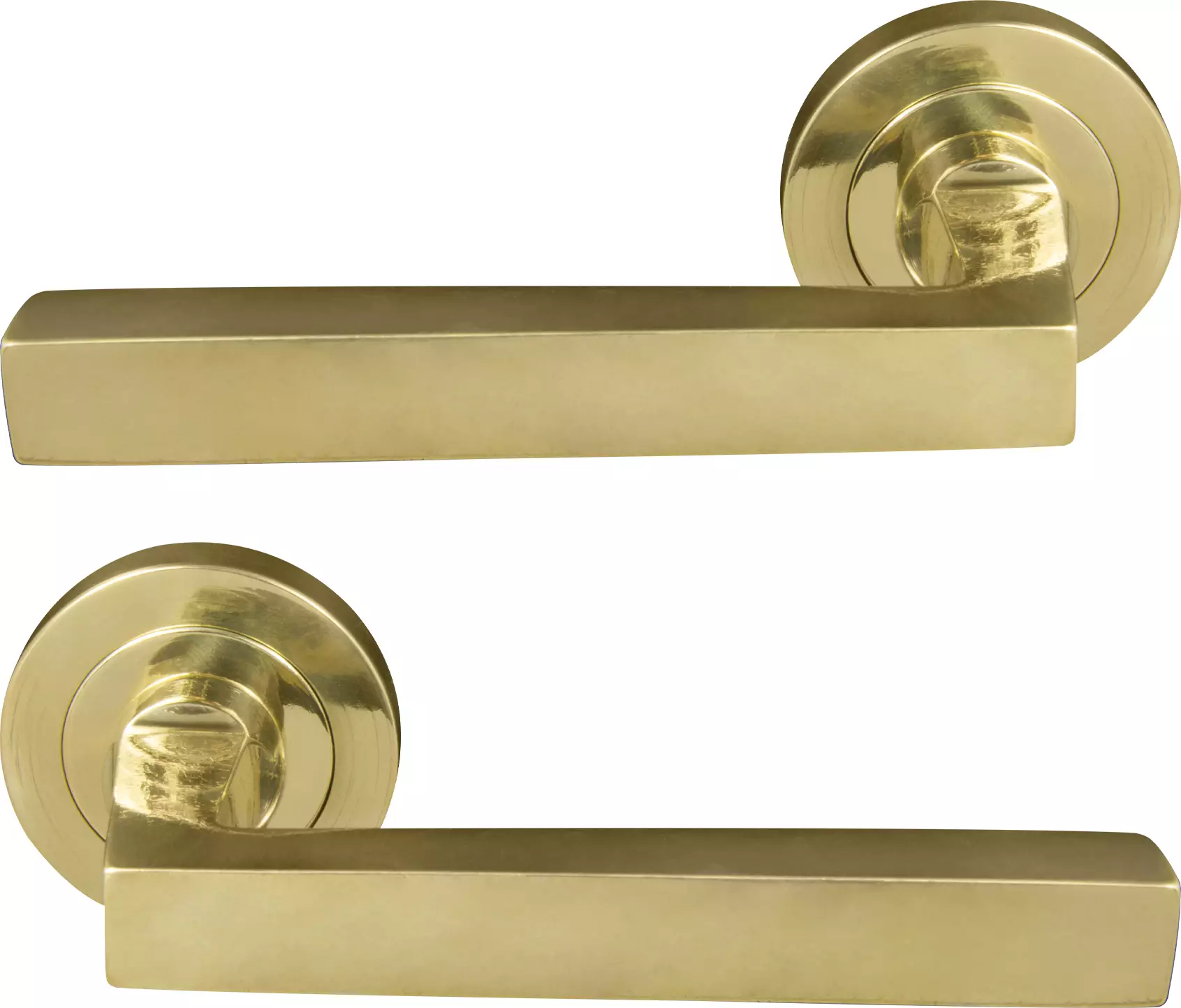 Federal 52mm Round Rose Lever Set - UB