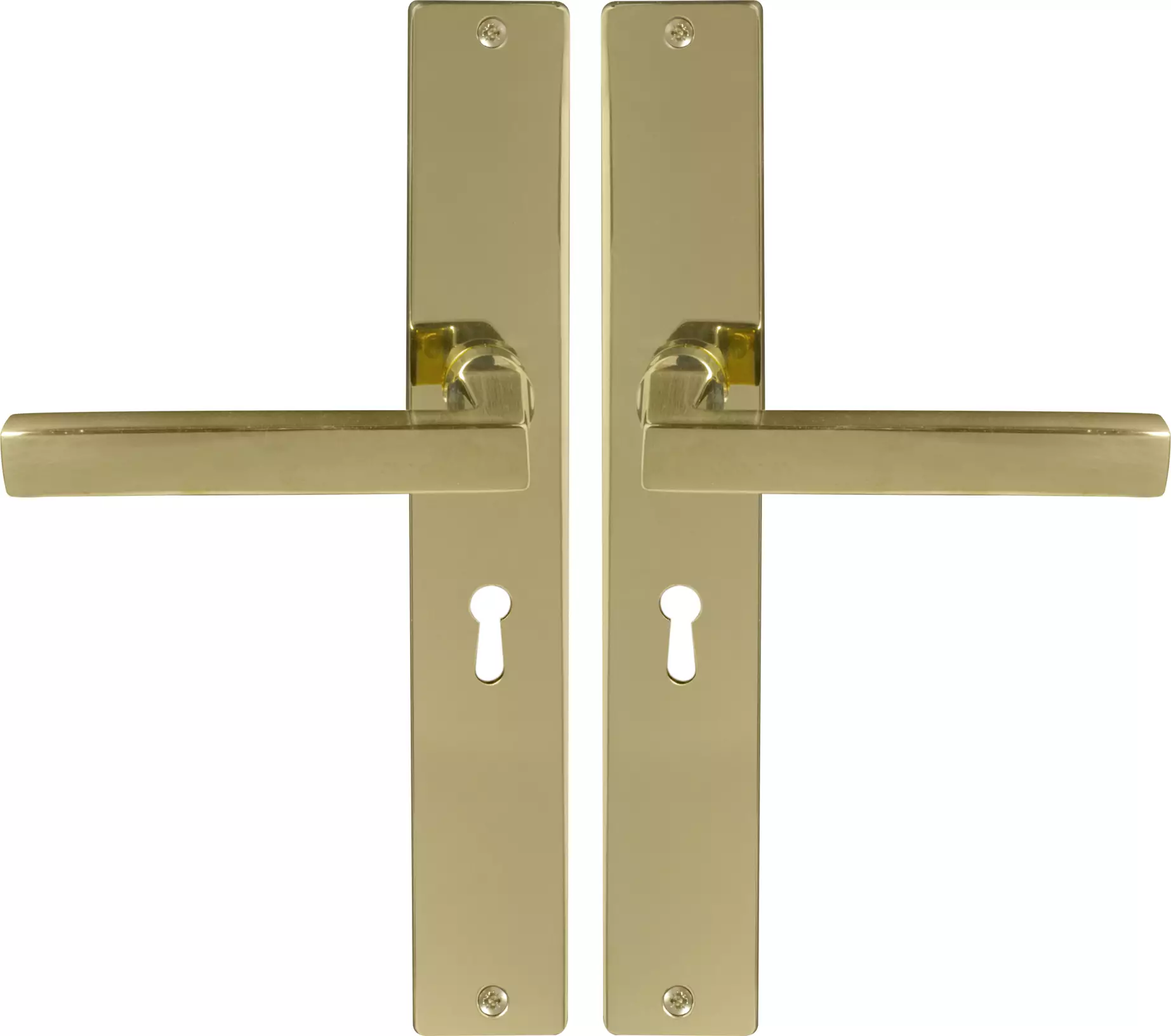 Federal Square Longplate Std Keyhole - PB