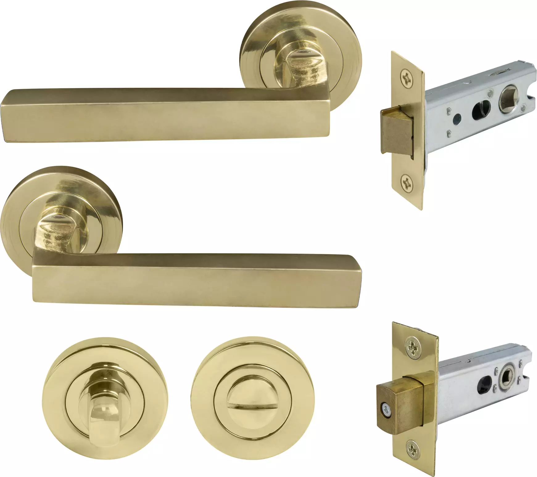 Federal Round Rose Privacy Set - PB