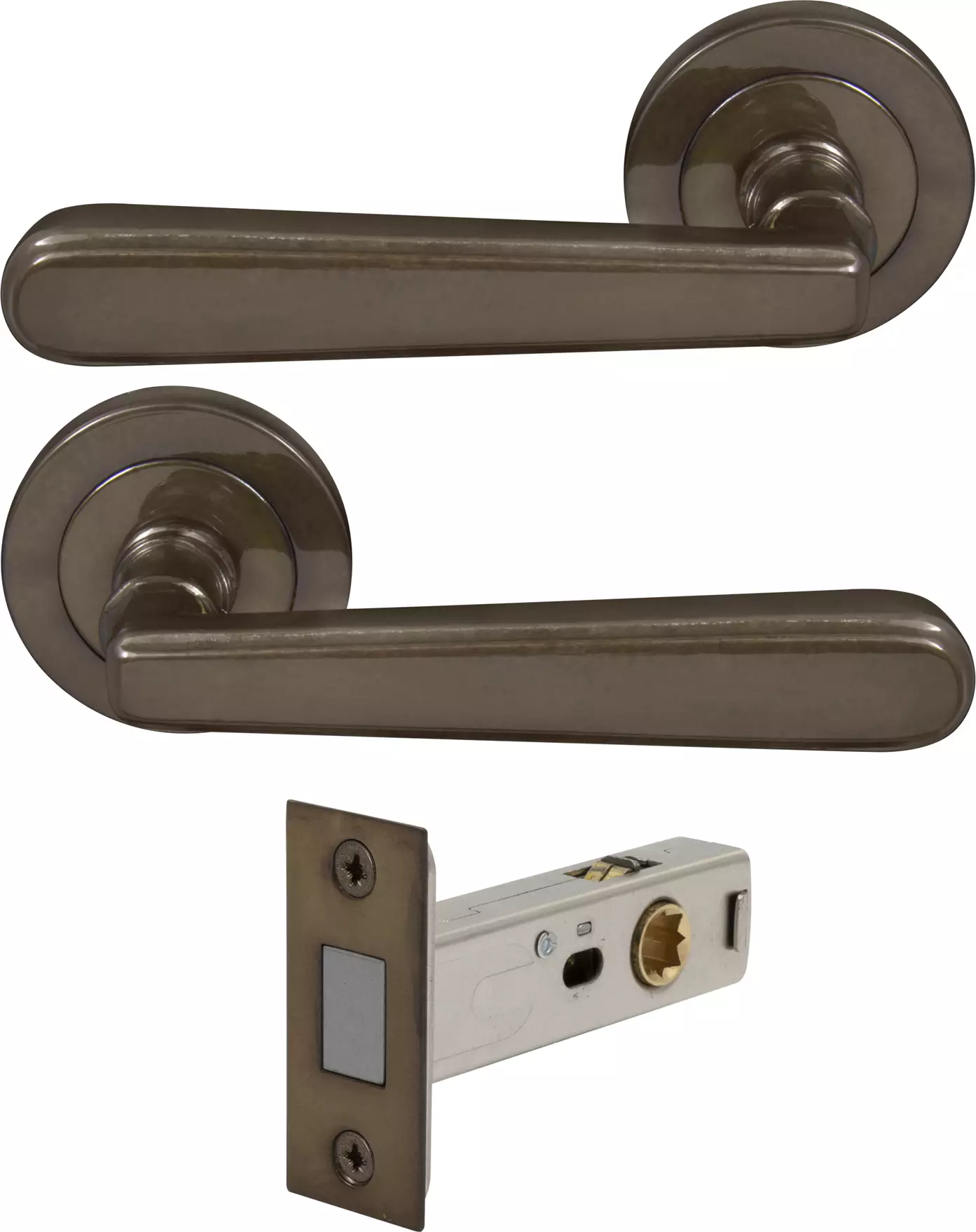Villa Round Rose Passage Set - Magn. Latch - AB