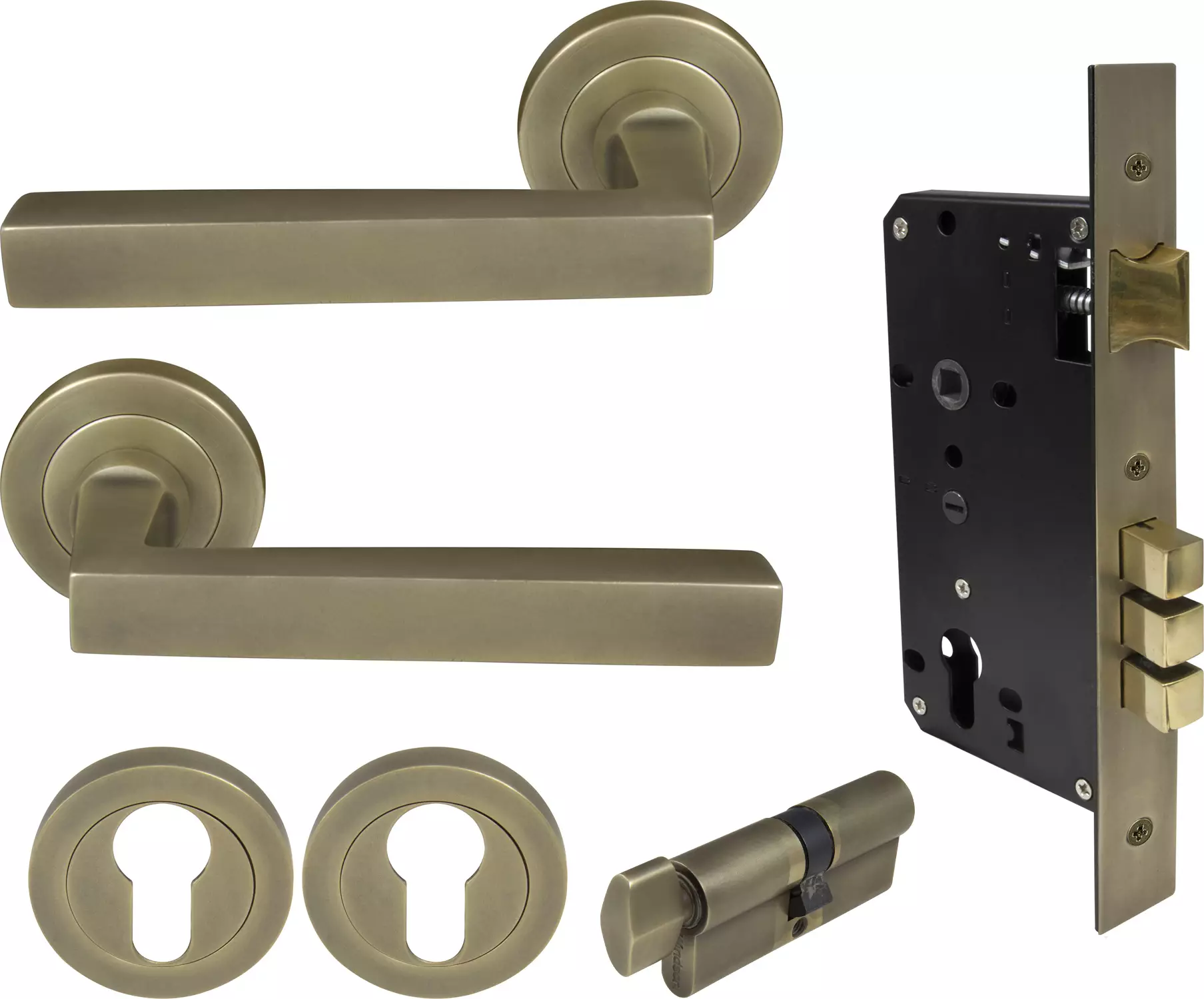 Federal Round Rose Entrance Set - E85 - RB