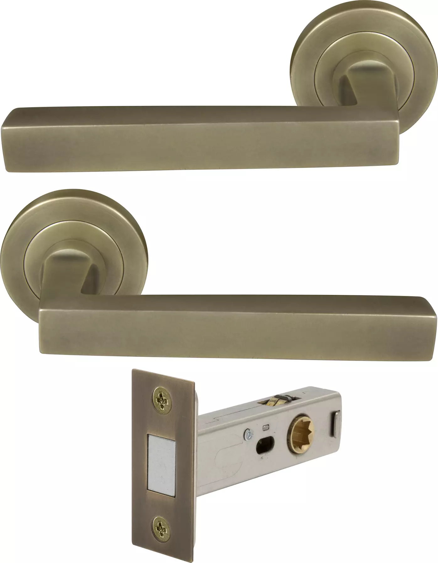 Federal Round Rose Passage Set - Magn. Latch - RB