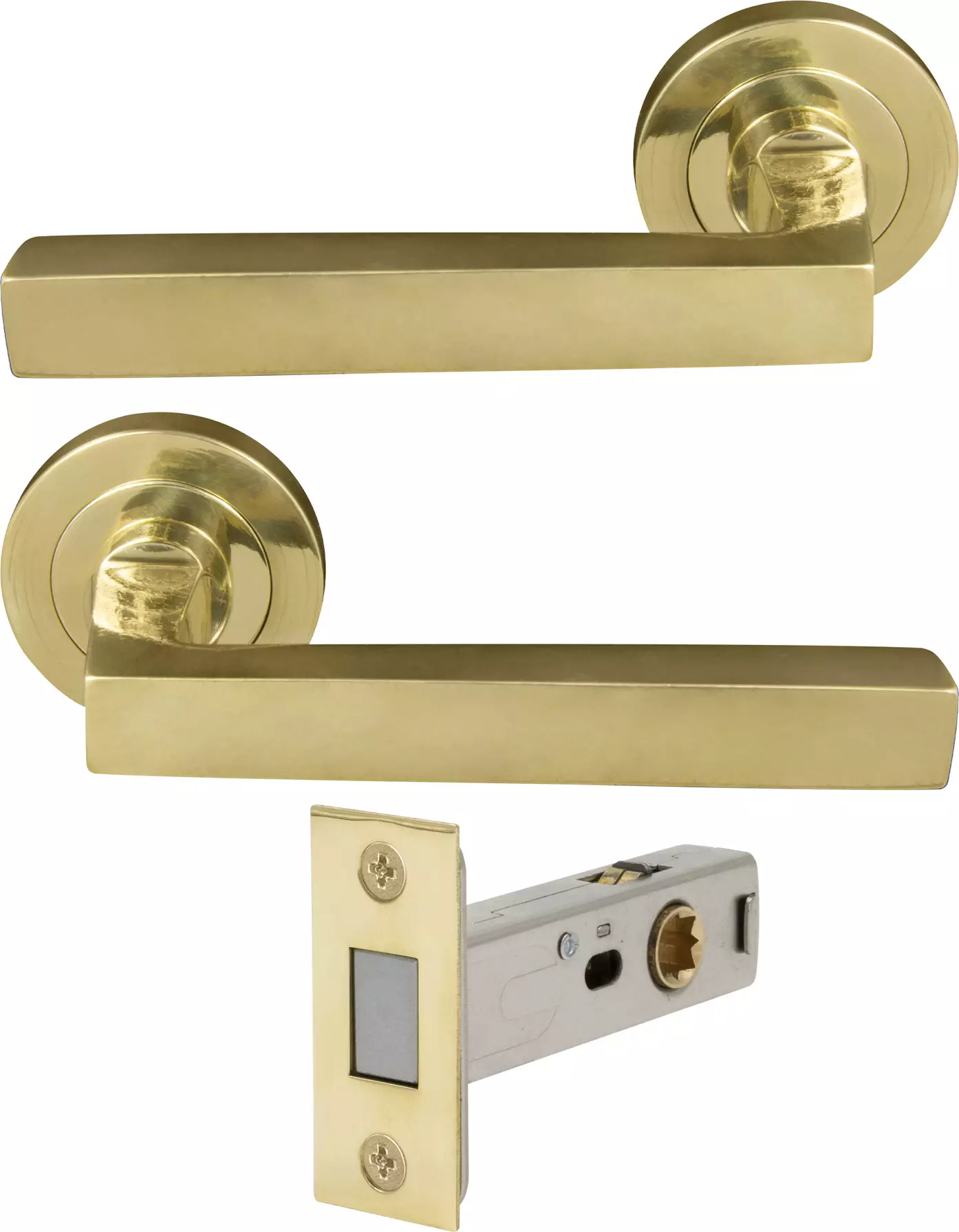 Federal Round Rose Passage Set - Magn. Latch - UB