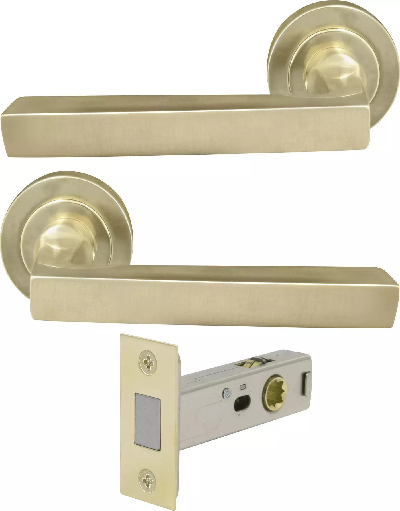 Federal Round Rose Passage Set - Magn. Latch - USB