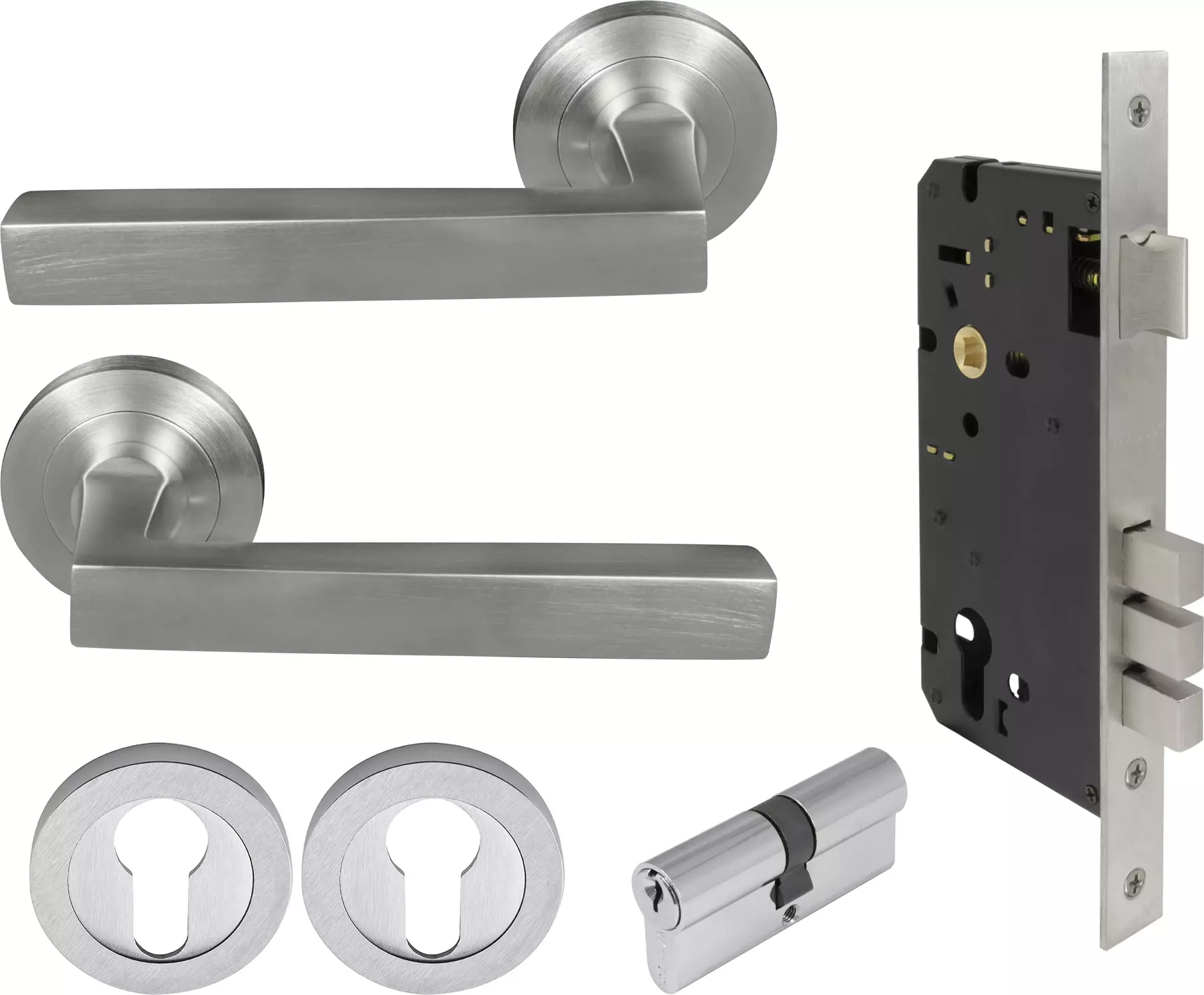 Federal Round Rose Entrance Set - E85 - Key/Key - PC