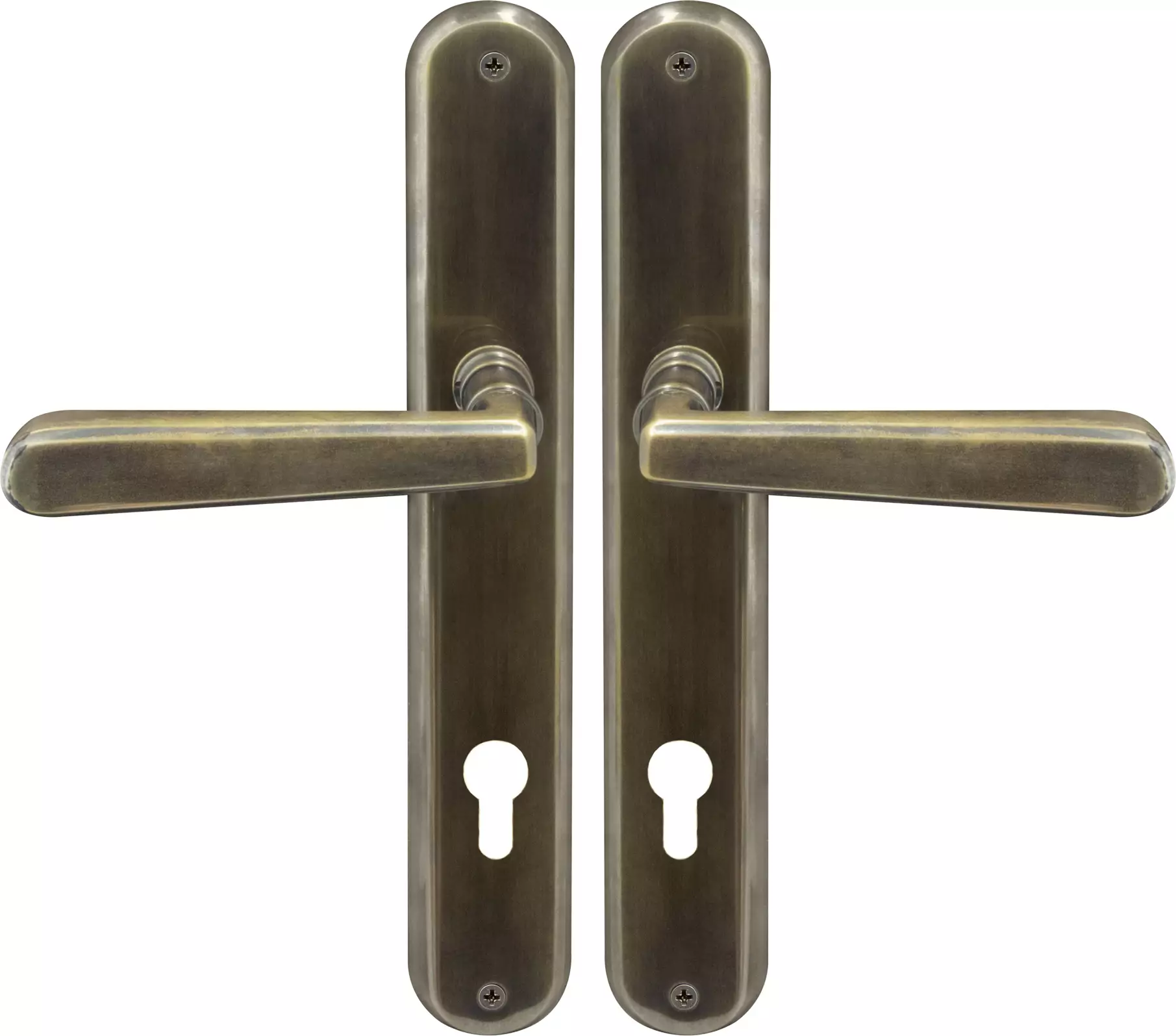 Villa Oval Longplate E85 Keyhole - ORB