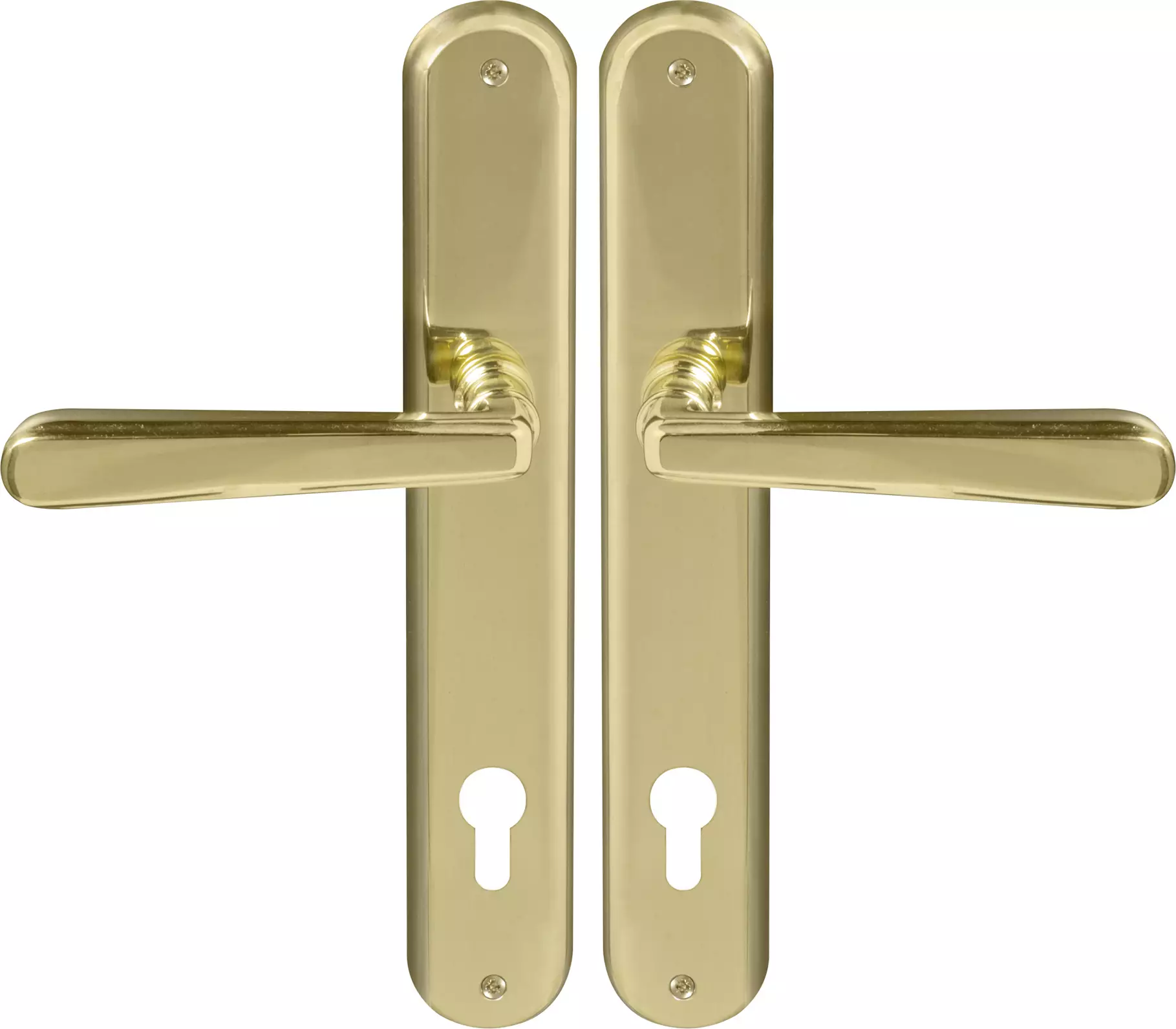 Villa Oval Longplate E85 Keyhole - PB