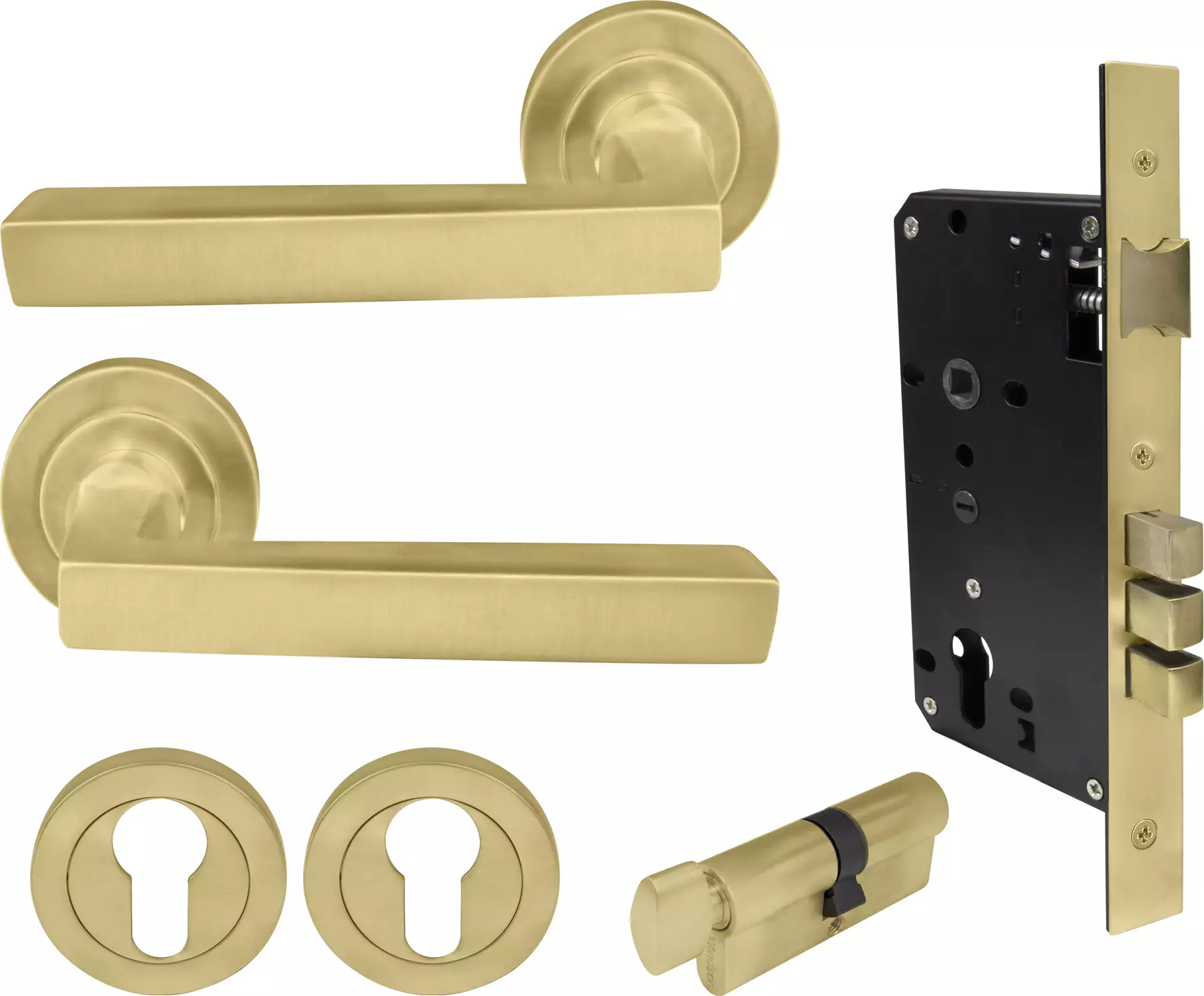 Federal Round Rose Entrance Set - E85 - MSB