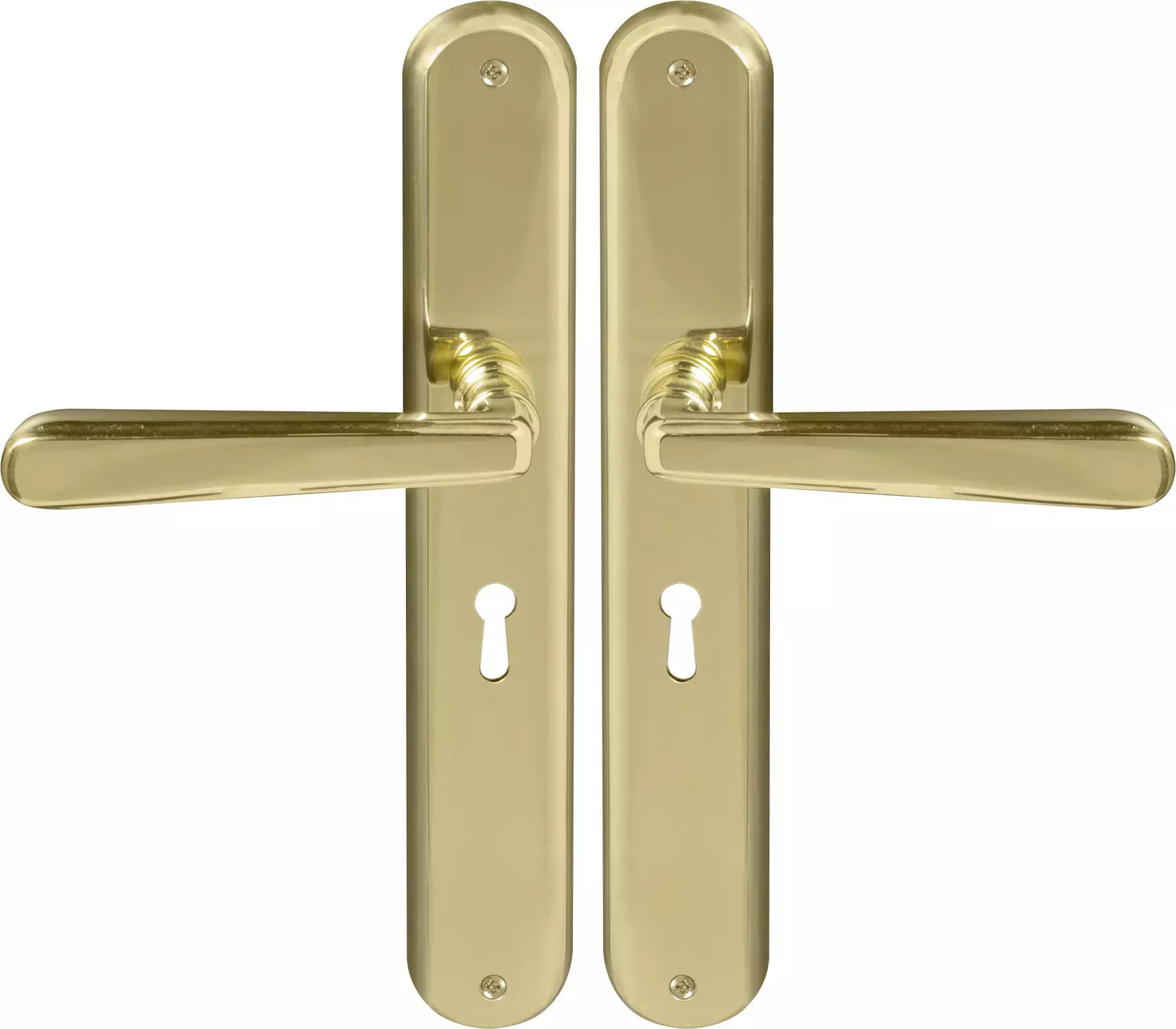 Villa Oval Longplate Std Keyhole - PB