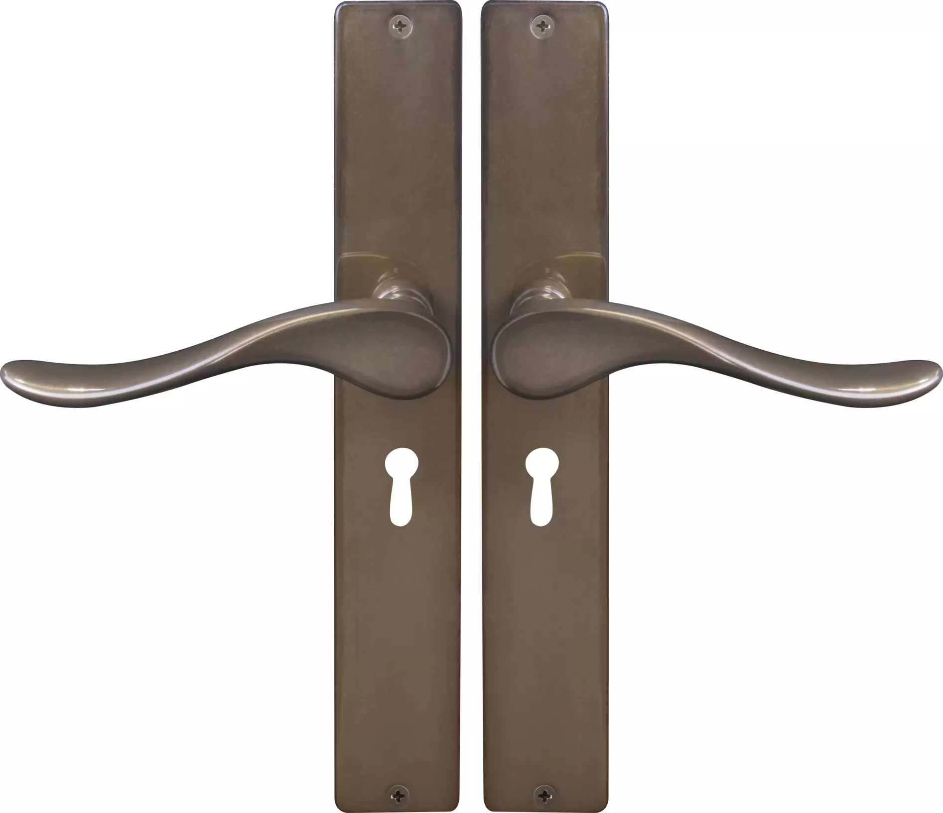 Haven Square Longplate Std Keyhole - AB