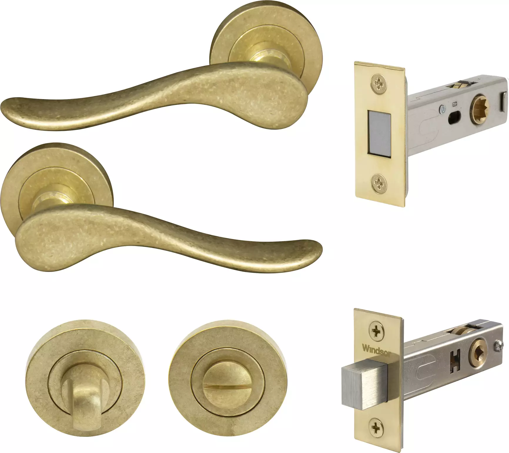 Haven Round Rose Privacy Set - Magn. Latch - RLB