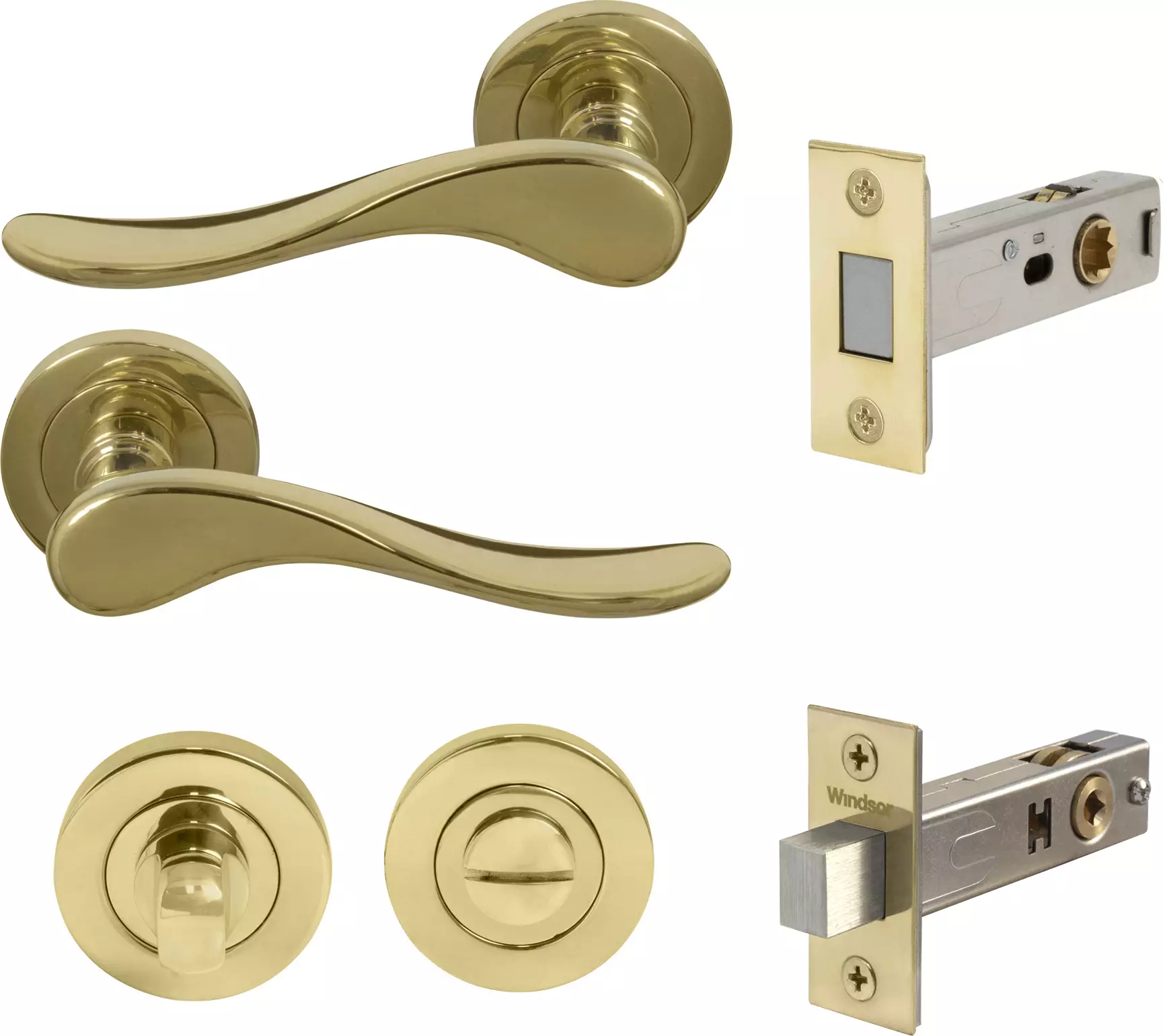 Haven Round Rose Privacy Set - Magn. Latch - UB