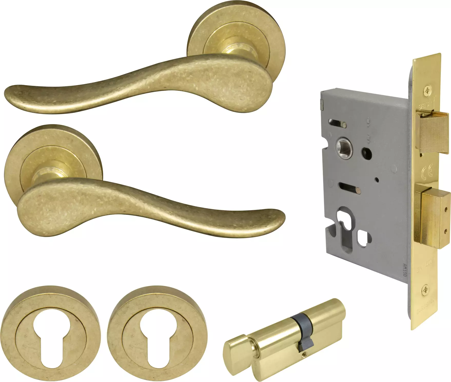 Haven Round Rose Entrance Set - E48 - RLB