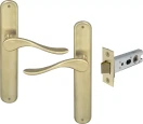 Haven Longplate Oval Passage Set - USB